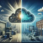"Comparison of AI Native Clouds and Traditional Platforms: Visual representation highlighting key features, benefits, and innovations in AI Native Cloud technology."
