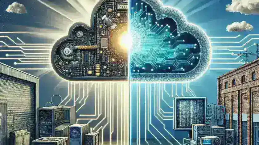 "Comparison of AI Native Clouds and Traditional Platforms: Visual representation highlighting key features, benefits, and innovations in AI Native Cloud technology."