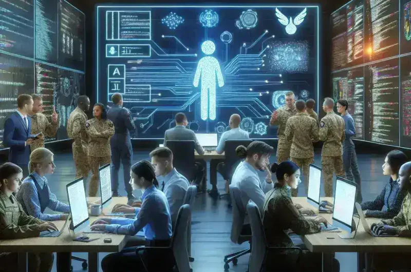 "Tech firms and Pentagon collaboration on AI advancements, showcasing partnership for innovative defense solutions."