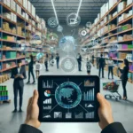 "AI content compliance checker interface displayed on a computer screen, showcasing Walmart Marketplace's innovative tool for monitoring compliance in online listings and enhancing seller accountability."
