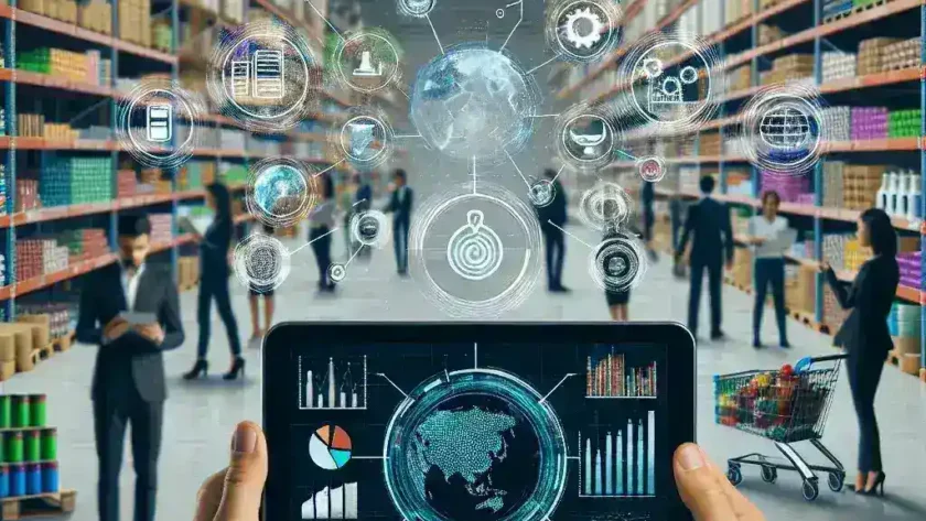 "AI content compliance checker interface displayed on a computer screen, showcasing Walmart Marketplace's innovative tool for monitoring compliance in online listings and enhancing seller accountability."