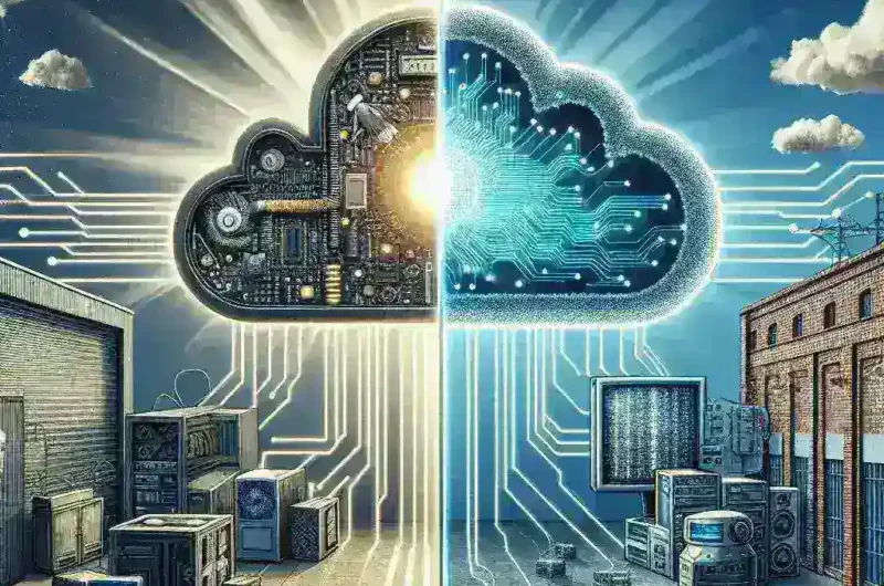 "Comparison of AI Native Clouds and Traditional Platforms: Visual representation highlighting key features, benefits, and innovations in AI Native Cloud technology."